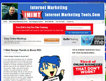 Tablet Screenshot of internetmarketinginternetmarketingtools.com